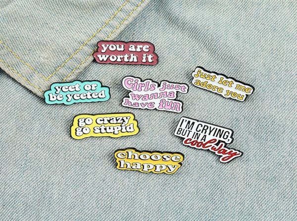 

funny creative character enamel pins colors fashion various types brooches for lapel pins clothes shirt bags6245074, Gray