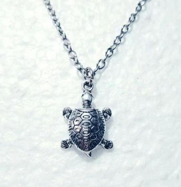 

fashion women ocean necklace vintage silver sea turtletortoise pendant necklaces chain choker protection jewelry gift 5492147541