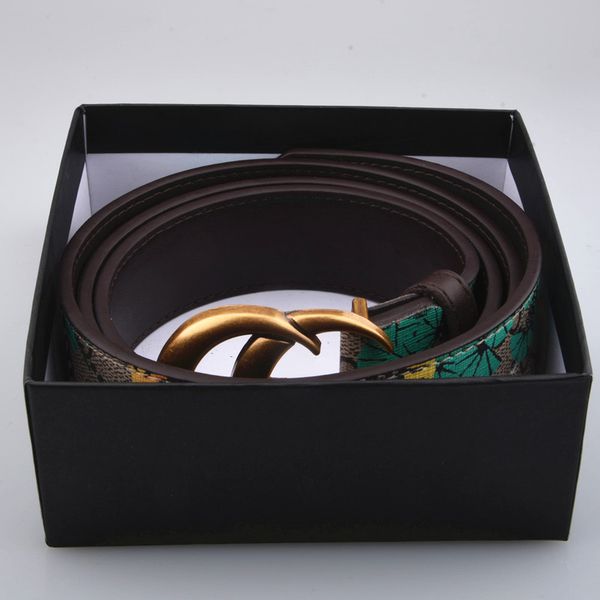 

brand designer belt for men and women 4.0cm width belts tiger printing genuine leather belts casual fashion belt man woman ceinture bb simon, Black;brown