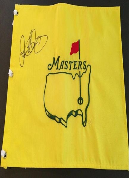 

rory mcilroy collection signed signatured autographed open masters glof pin flag8855713