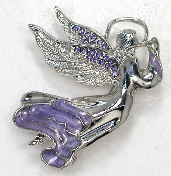 

whole rhinestone enameling angels brooches fashion costume pin brooch party jewelry gift c1241286853, Gray