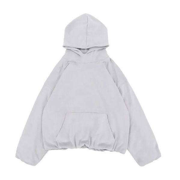 

double-collar hoodie lantern sleeve women men's hoodies & sweatshirts, Black