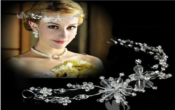 

gorgeous austria rhinestones bridal combs headpiece012349756569, White