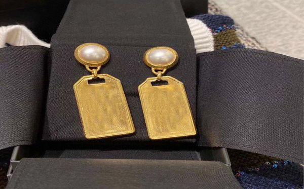 

have stamps brand designer earrings for lady women party wedding lovers gift engagement luxury jewelry for bride with box lz03780867, Golden;silver