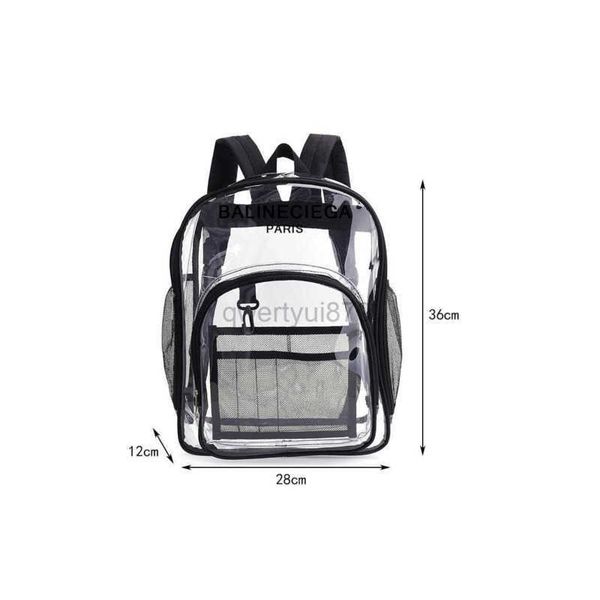 

2023 sell creative backpack designer bag transparent backpack printable waterproof bags creative travel clear backpack jelly bagsqwertyui879