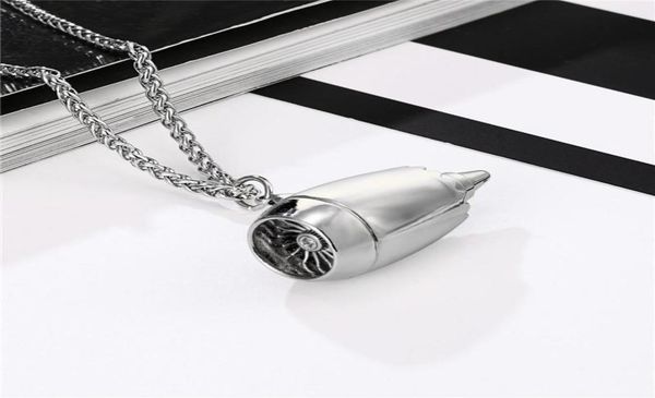 

pendant necklaces men aircraft airplane engine shape necklace plane for women stainless steel male jewelry giftpendant5012069, Silver