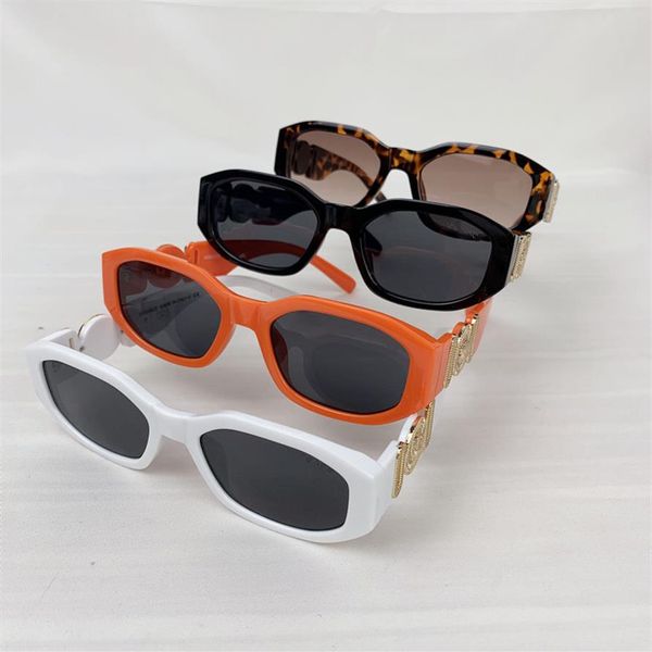 

designer sunglasses man woman fashion glasses retro small frame design uv400 4 color optional2648, White;black