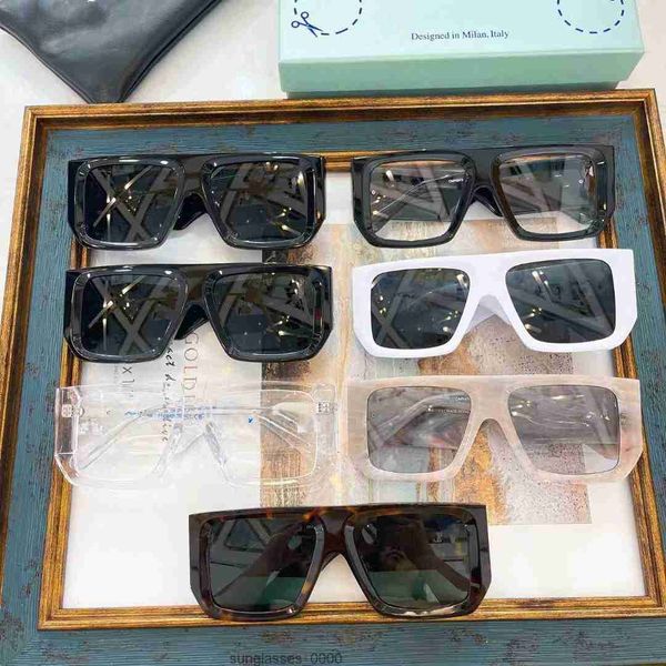 

off family's new style and generous plate sunglasses women's fashion brand all-around sunglasses men's omri013, White;black