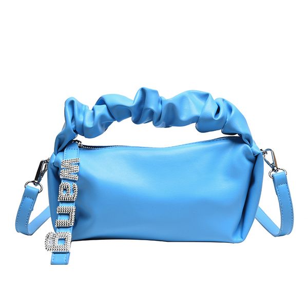 

water diamond king bag pleated handbag mini bag women's fashion crossbody bag