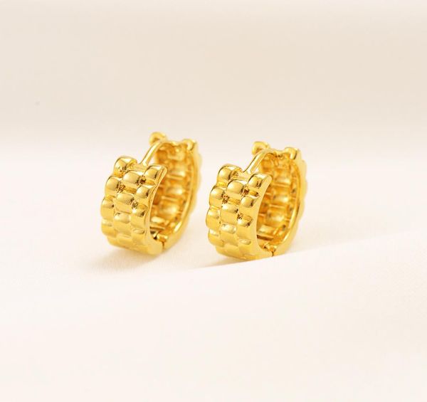 

new pair of large big 9ct 24k solid fine gold yellow filled hoop earrings round wide circle hoops gift2812085, Golden;silver
