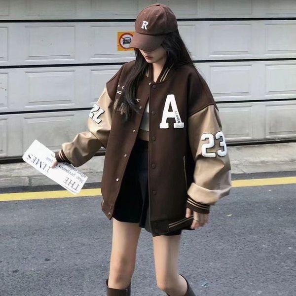 

men's hoodies sweatshirts american bomber y2k jackets for women spring baseball basic jaket techwear cardigan for women coat boyfriend, Black