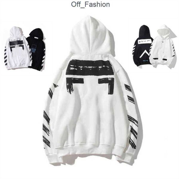 

off designer hoodie men women sweater long sleeve tshirt fashion print crew neck sweaters casual pullover shirt lovers sweatshirt xuqt, Black
