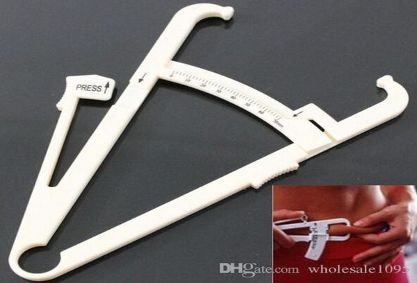 

big promotion 50pcs body fat caliper keep healthtester analyzer measure charts fitness slim hy0232873101