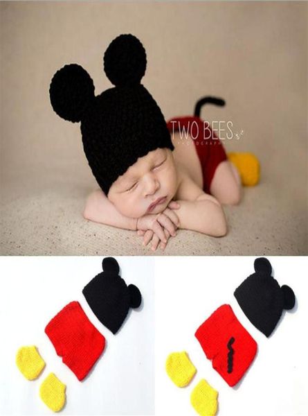 

baby boys cartoon po props new style baby crochet pography props newborn coming home outfits 1set205s5355598, Yellow