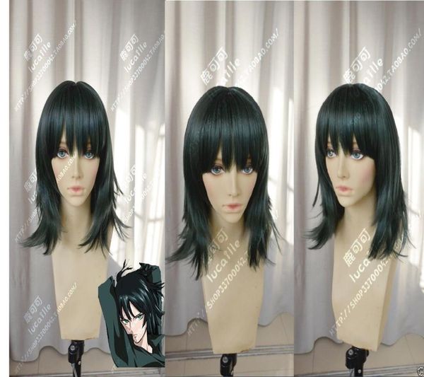 

one punch man hell jigoku no fubuki anime cosplay costume wig7449272, Black;brown