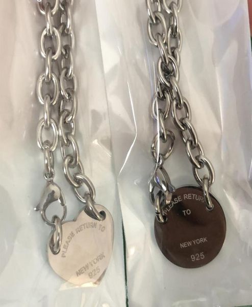 

heart bracelets women stainless steel link chain on hand fashion jewelry gift for girlfriend christmas valentine day accessories w5852382, Black