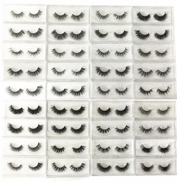 

plenty styles 3d eyelashes 100 real mink fur handmade false eyelash crossing lashes individual strip thick lash1213770