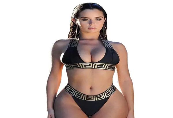 

bikini sets for women bandage swimsuit crop swimwear thong bathing suit high cut beachwear solid print new41885937939115, White;black