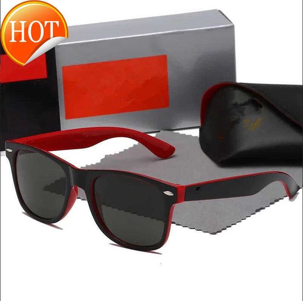 

men classic brand retro sunglasses luxury designer eyewear metal frame designers sun glasses woman raybans rays bans with original box a140-, White;black
