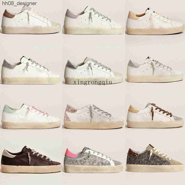 

thick goldenes gooseitys sneakers high star women luxury bottom hi casual shoes brand shoes sequin pink classic white do old dirty supe
