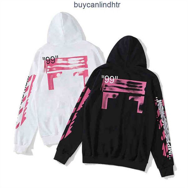 

hip winter men's hop hoodies men offs streetwear letter hoodie man s designers hooded skateboards white hoody high street pullover swea, Black