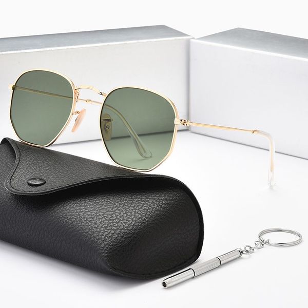 

2023 New Classic Polarized Sunglasses Women Designer Luxury Brand Alloy Metal Polaroid HD Tempered Glass Lens Retro Glasses Sun Glasses UV400 3548 Lunette De Soleil