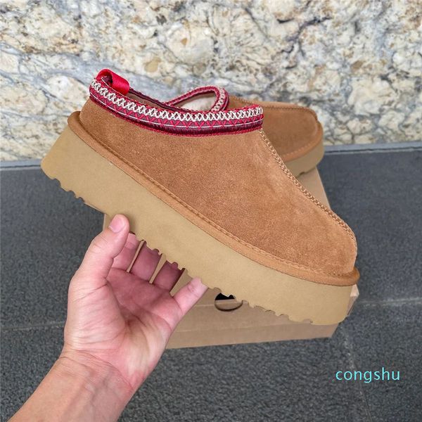

womens tazz slippers tasman slipper suede fur slides designer boots women ultra mini platform boot chestnut black comfort booties