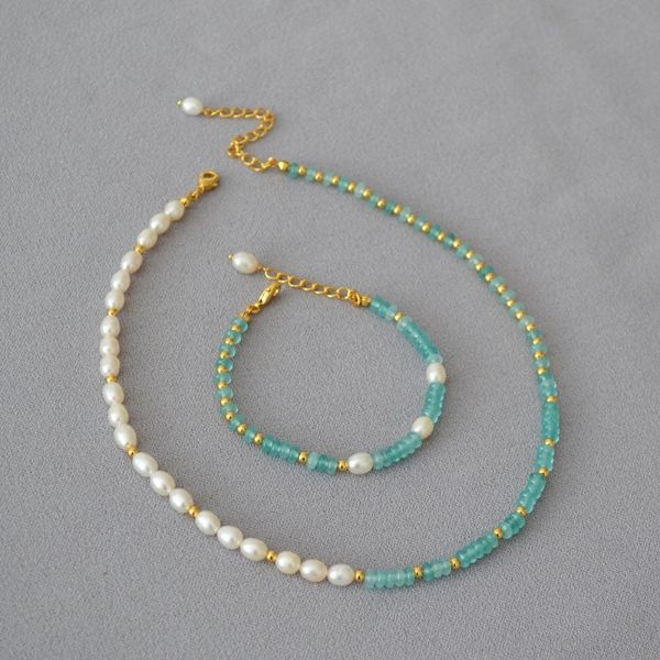 

fashion jewelry pearl necklaces bracelets bead chains for women, Silver