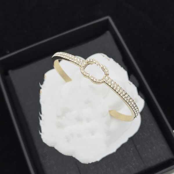 

niche design high-end sense charm bracelets crystal channel fashion luxury simple versatile copper bracelet ccity gifts for women kx15i, Golden;silver