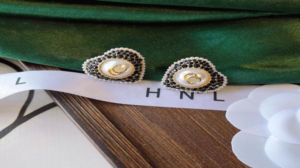 

high end design jewelry stud earrings selected quality earring luxury designer elegant fashion accessories popular brand girls wed9343549, Golden;silver