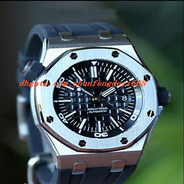 

luxury wristwatch with box sapphire 42mm automatic diver mens watch men watch stainless steel wrist watches2387, Slivery;brown