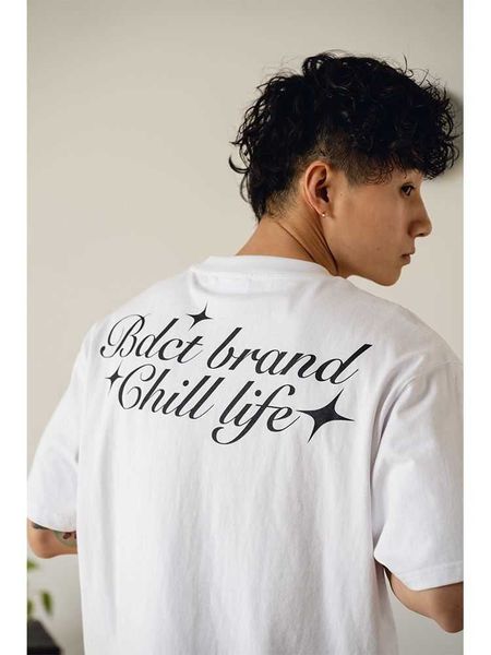 

american fashion label letter printed short sleeved t-shirt for young men's street trend loose fitting and handsome pure cotton swpr ks, White;black