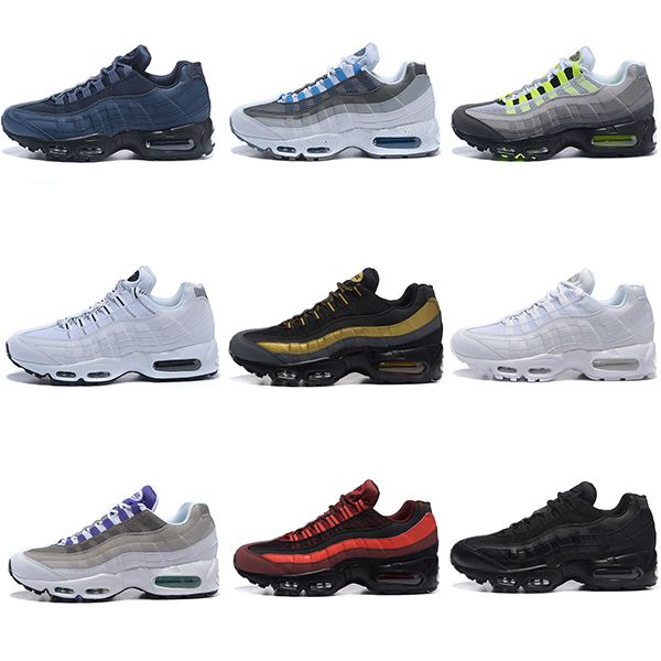 

men 95s shoes og cushion navy sport high-quality chaussure walking boots running shoes sneakers size eur 36-46