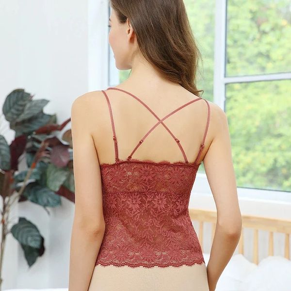

french lace lace without underwire fashion multi-wear women's camisole