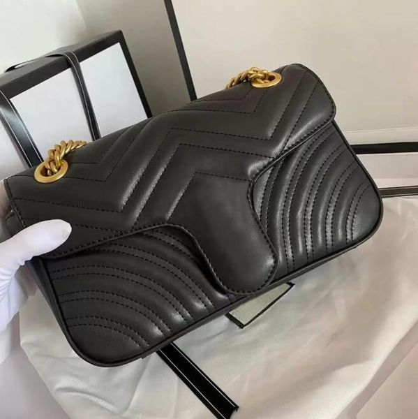 

aaa women chain shoulder crossbody marmonts bags lady purse messenger bag designer handbags wallets backpack crossbody handbag 26cm