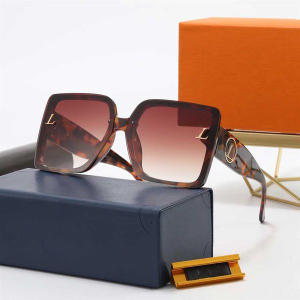

designer fashion sunglasses large frame letter design polarized for man woman 6 option good quality253i, White;black