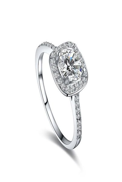 

fashion engagement rings for women silver ring austrian crystal jewelry wedding rings christmas hip hop jewelry women rings1611895