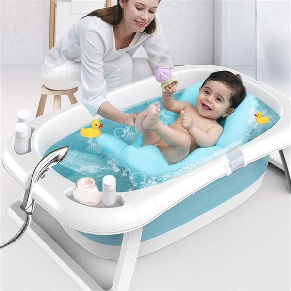 

bathing tubs & seats folding bathtub children lying electronic temperature universal bath barrel oversize supplies tub 0-8year216m