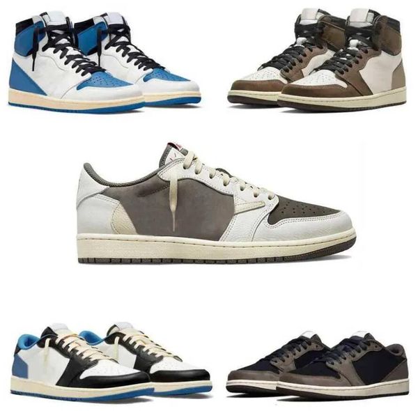 

authentic reverse mocha fragment 1 low shoes golf olive 1s high travis military blue sail black phantom cactus jack men women outdoor sneake