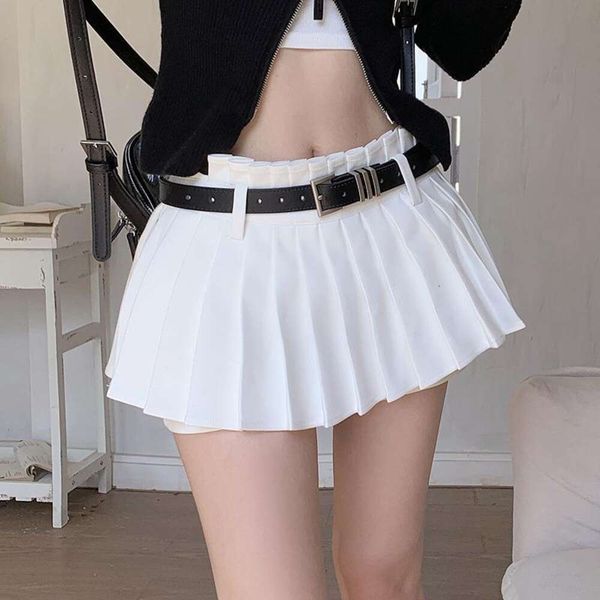 

white ballet skirt summer plated short man high waist babe a line, Black