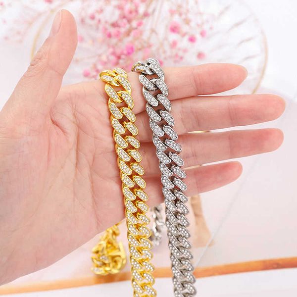 

luxury is designer cuban chain hip hop street dance same cuban chain personalized necklace men and women fashion cuban necklace, Silver