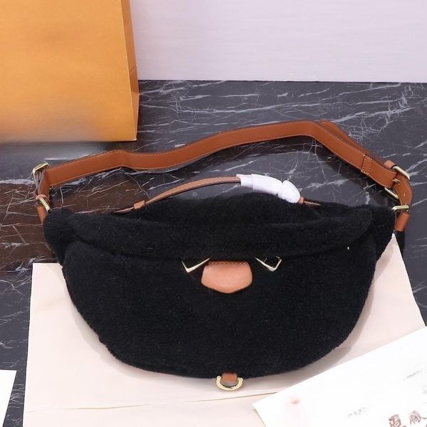 

designer fanny pack presbyteria shoulder bag plush large capacity sports bag chest bag stylish hand embroidered bag