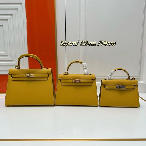 

2023 new large, medium and small h family gold buckle logo fashion simple shoulder messenger bag this year's popular handbag tote bag u