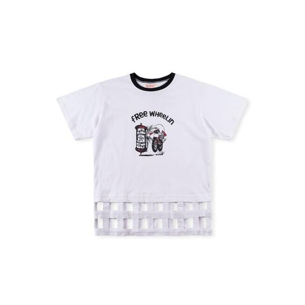 

summer new style t shirt cartoon loose letter print casual short tee, White;black