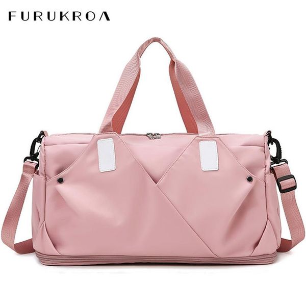 

gym sports luggage bag fitness training backpacks multifunctional travel dry wet separation shoulder handbag x529b z11242684