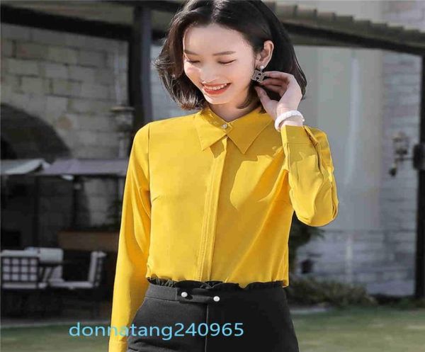 

bs981 spring new office ol cadual shirt women long sleeve blouse ladies plus size blouses women work shirts xs4xl7955428, White