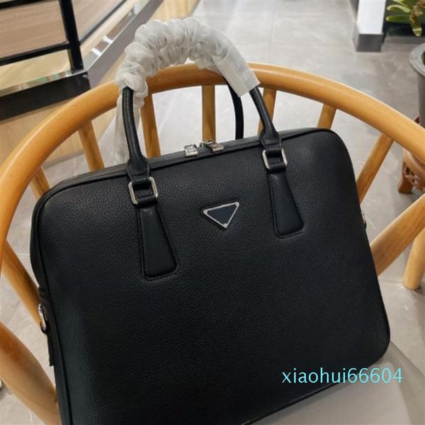 

2022 designer briefcase luxury mens bag men leather brand handbags business tote267f