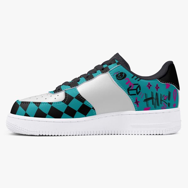 

customized shoes men's fashionable casual shoes diy women's shoes white sole blue purple mandarin duck color scheme 87617