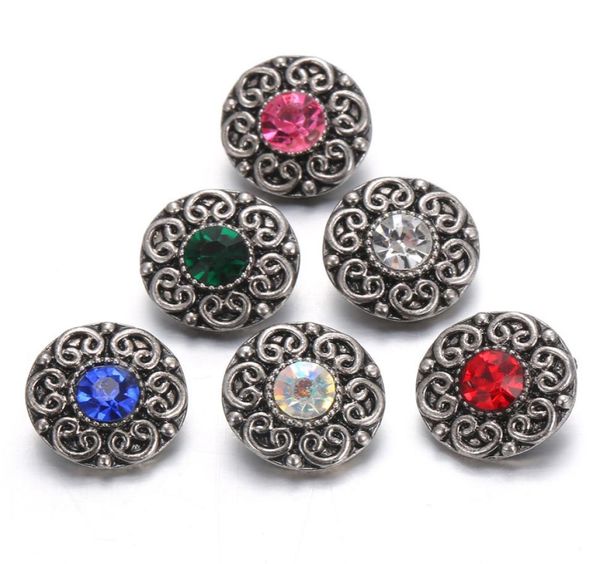 

10pcslot rhinestone style metal 12mm snap jewelry fit mini 12mm snap bracelet bangles9646828, Golden;silver