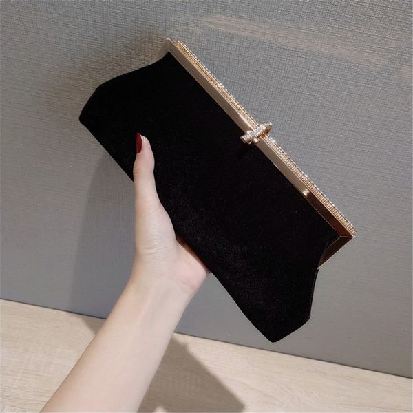 

evening bags velvet satin diamante bag bridal wedding banquet clutch egg shape handbag shoulder for women 230823